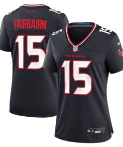Women's Houston Texans Ka'imi Fairbairn Navy Team Game Jersey JS2613 nicesnker