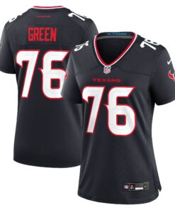 Women's Houston Texans Kenyon Green Navy Team Game Jersey JS5020 nicesnker