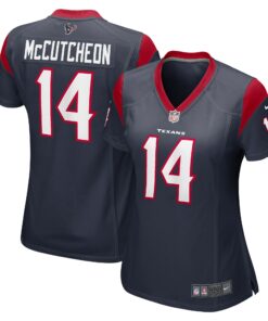 Women's Houston Texans Lance McCutcheon Navy Team Game Jersey JS4639 nicesnker