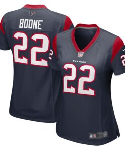 Women's Houston Texans Mike Boone Navy Game Player Jersey JS7094 nicesnker