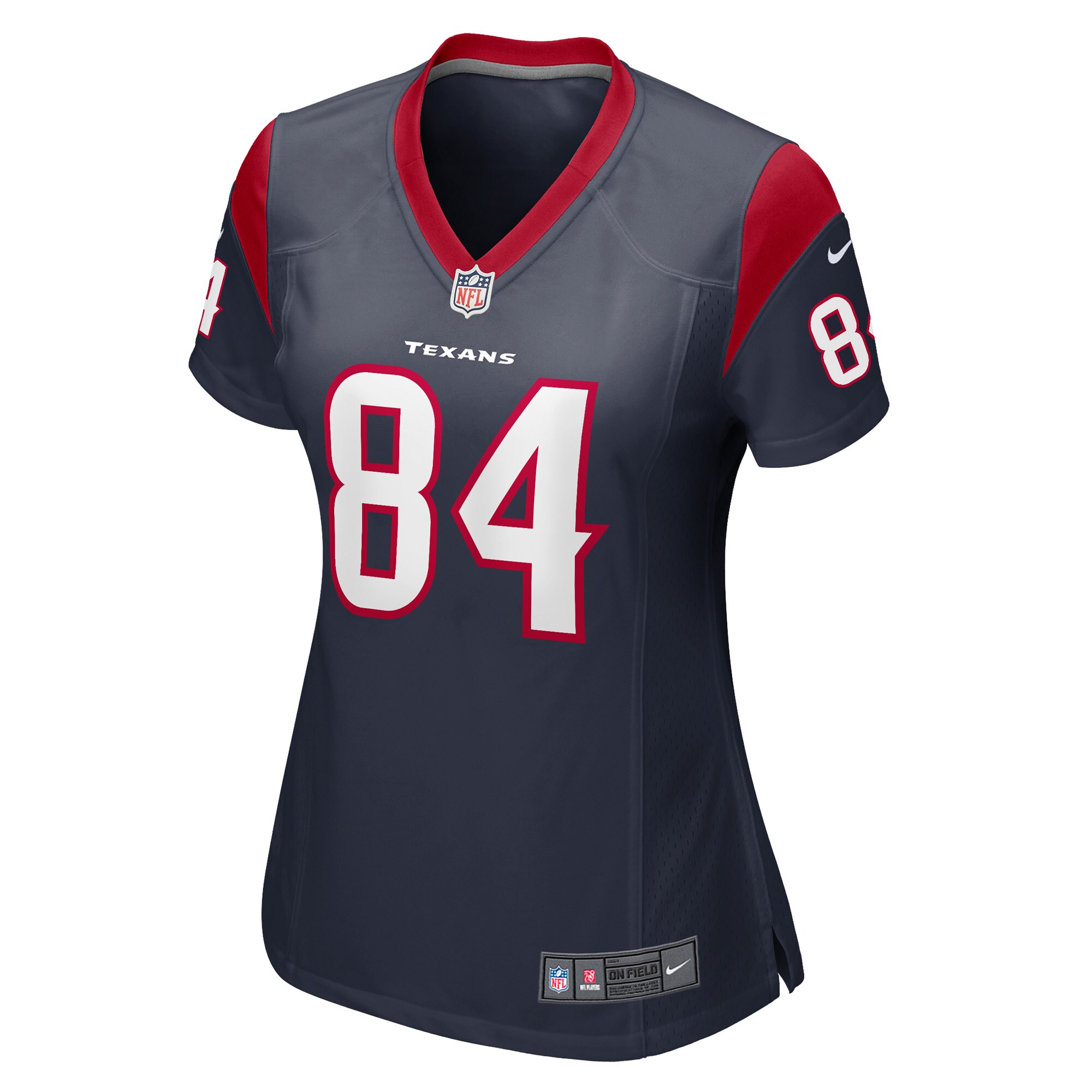 Women's Houston Texans Teagan Quitoriano Navy Game Player Jersey JS8749 nicesnker - Image 2