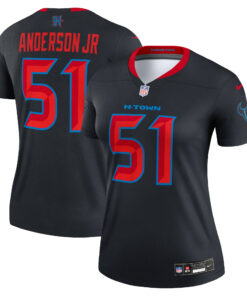 Women's Houston Texans Will Anderson Jr. Navy Alternate Legend Player Performance Top JS7431 nicesnker