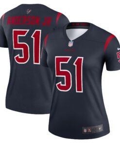 Women's Houston Texans Will Anderson Jr. Navy Team Legend Player Performance Top JS3115 nicesnker