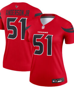 Women's Houston Texans Will Anderson Jr. Red Alternate Legend Player Performance Top JS2805 nicesnker