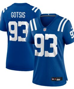 Women's Indianapolis Colts Adam Gotsis Royal Team Game Jersey JS6668 nicesnker