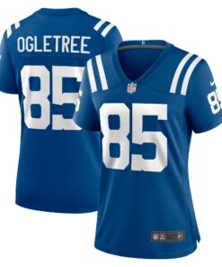 Women's Indianapolis Colts Andrew Ogletree Royal Player Game Jersey JS2199 nicesnker