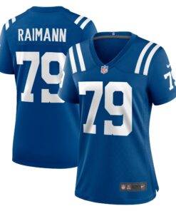 Women's Indianapolis Colts Bernhard Raimann Royal Player Game Jersey JS8825 nicesnker