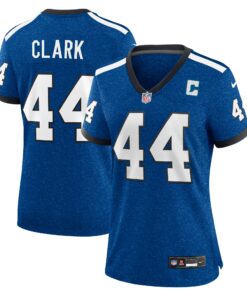 Women's Indianapolis Colts Dallas Clark Royal Indiana Nights Alternate Game Jersey JS5072 nicesnker