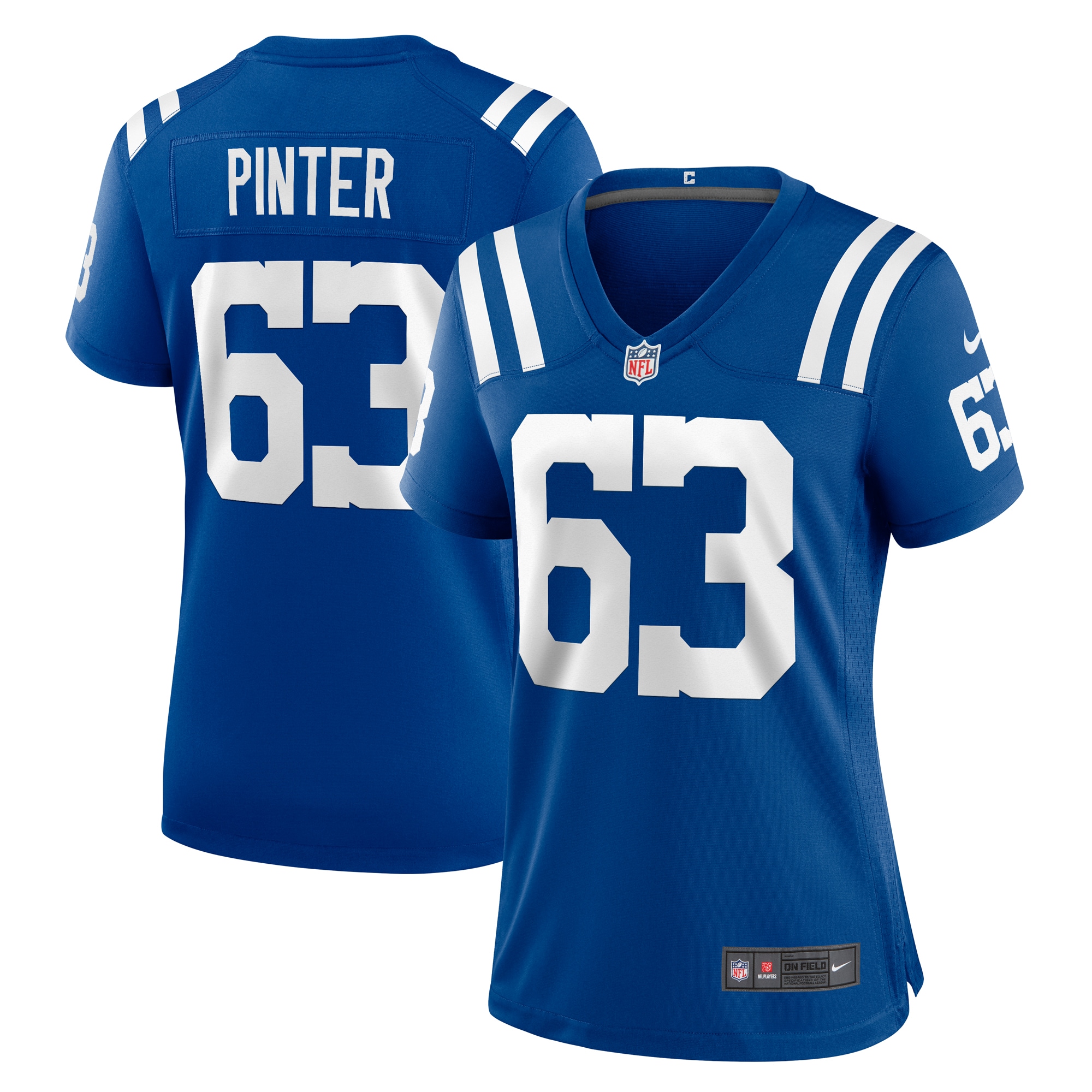 Women's Indianapolis Colts Danny Pinter Royal Game Jersey JS2649 nicesnker