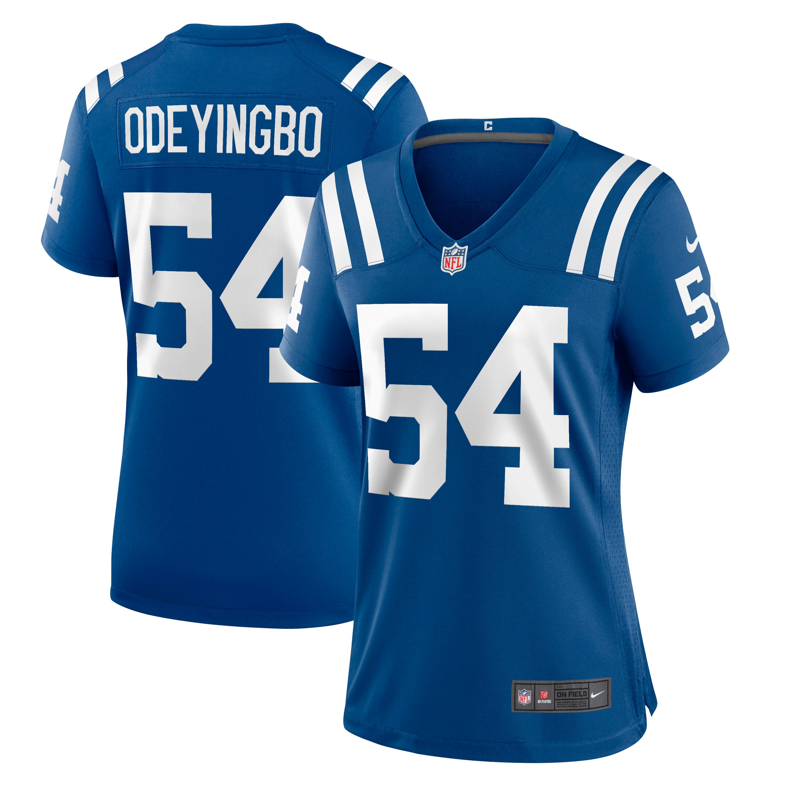 Women's Indianapolis Colts Dayo Odeyingbo Royal Game Jersey JS9943 nicesnker