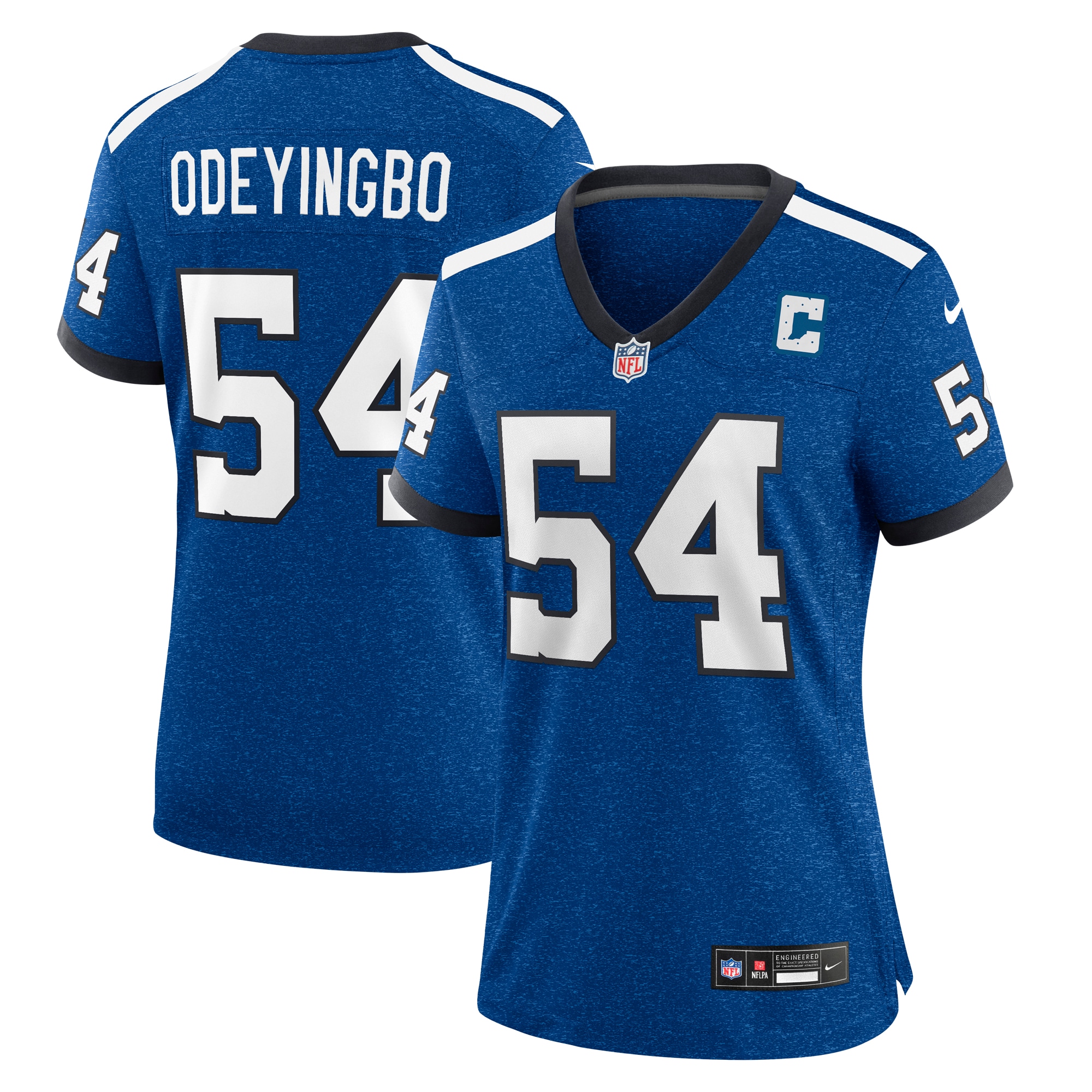 Women's Indianapolis Colts Dayo Odeyingbo Royal Indiana Nights Alternate Game Jersey JS7814 nicesnker