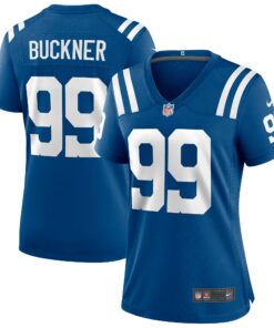 Women's Indianapolis Colts DeForest Buckner Royal Game Player Jersey JS5695 nicesnker
