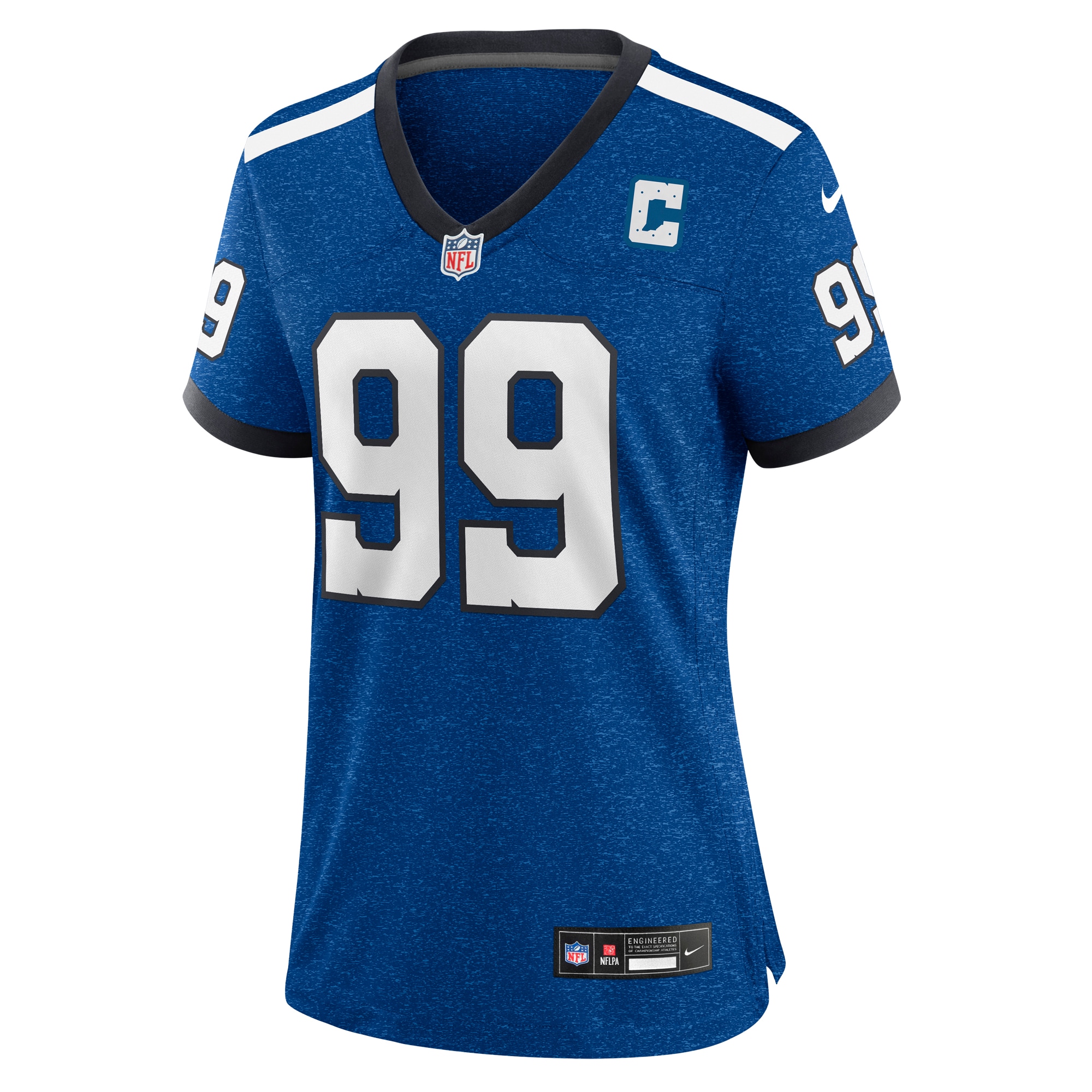Women's Indianapolis Colts DeForest Buckner Royal Indiana Nights Alternate Game Jersey JS9599 nicesnker - Image 2