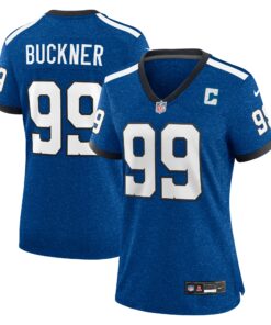 Women's Indianapolis Colts DeForest Buckner Royal Indiana Nights Alternate Game Jersey JS9599 nicesnker