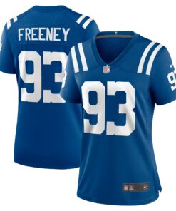Women's Indianapolis Colts Dwight Freeney Royal Team Retired Player Game Jersey JS8462 nicesnker