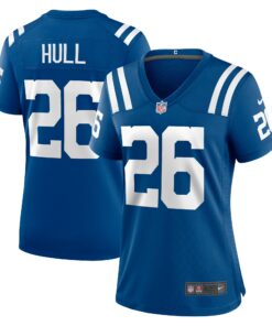 Women's Indianapolis Colts Evan Hull Royal Team Game Jersey JS6293 nicesnker