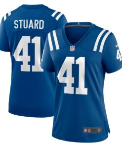 Women's Indianapolis Colts Grant Stuard Royal Game Player Jersey JS8821 nicesnker