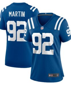 Women's Indianapolis Colts Jacob Martin Royal Team Game Jersey JS8122 nicesnker