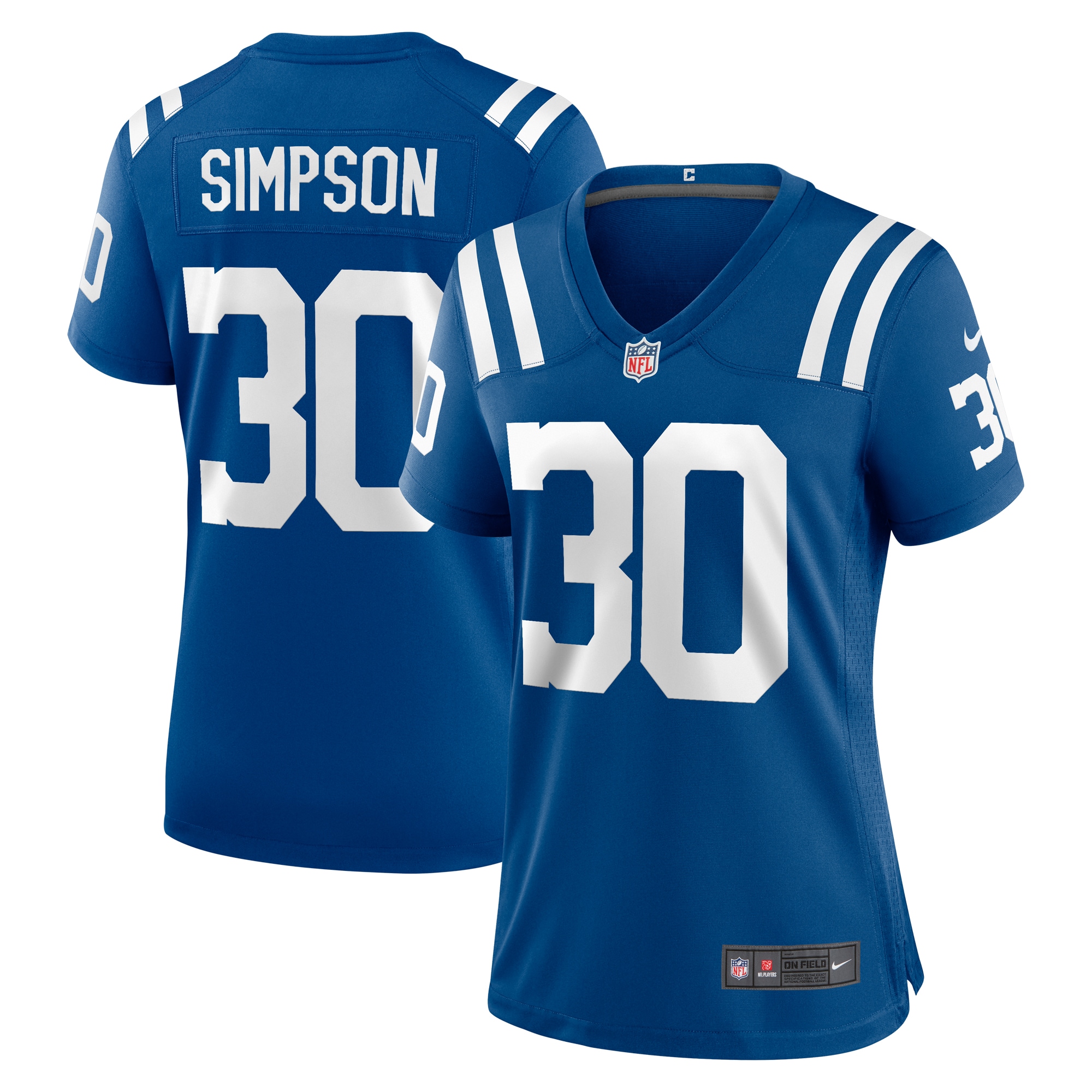 Women's Indianapolis Colts Jaylin Simpson Royal Game Jersey JS8331 nicesnker