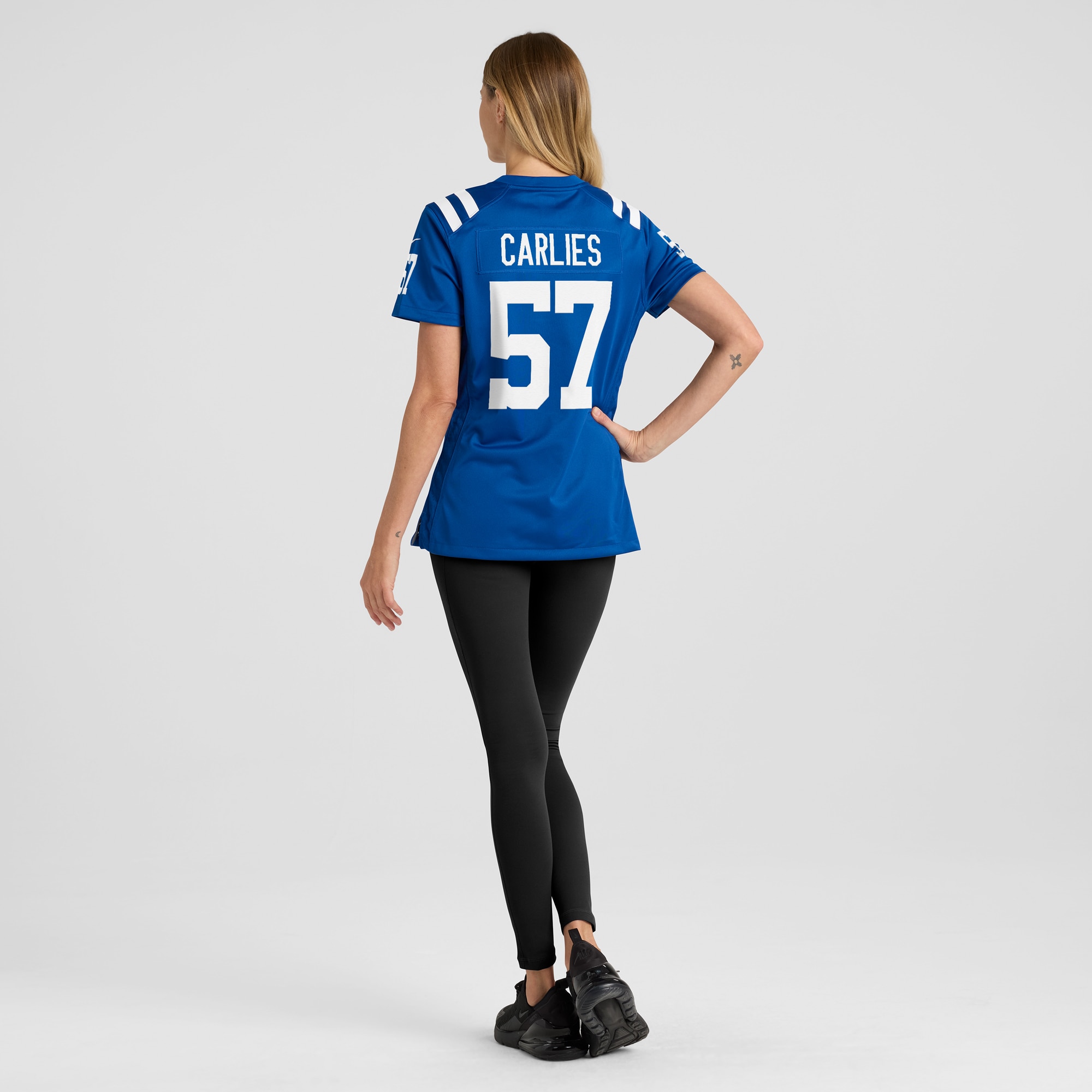 Women's Indianapolis Colts Jaylon Carlies Royal Game Jersey JS4975 nicesnker - Image 5
