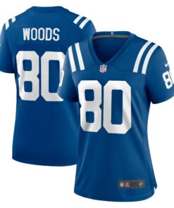 Women's Indianapolis Colts Jelani Woods Royal Player Game Jersey JS5958 nicesnker