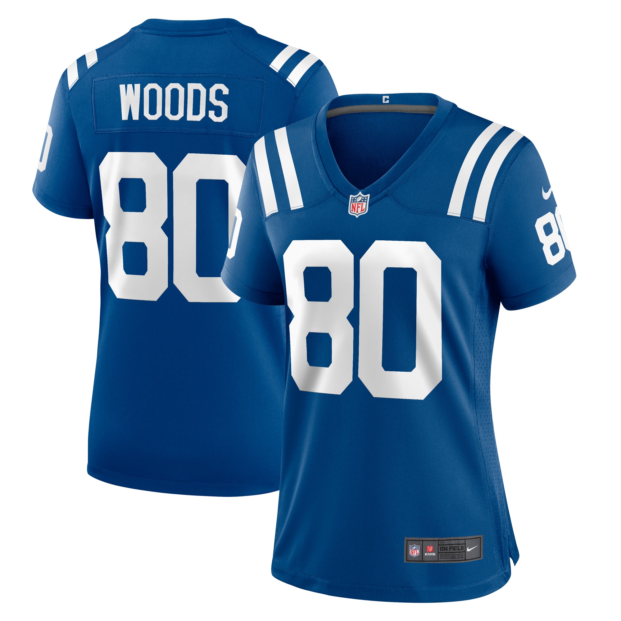 Women's Indianapolis Colts Jelani Woods Royal Player Game Jersey JS5958 nicesnker