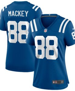 Women's Indianapolis Colts John Mackey Royal Game Retired Player Jersey JS3503 nicesnker