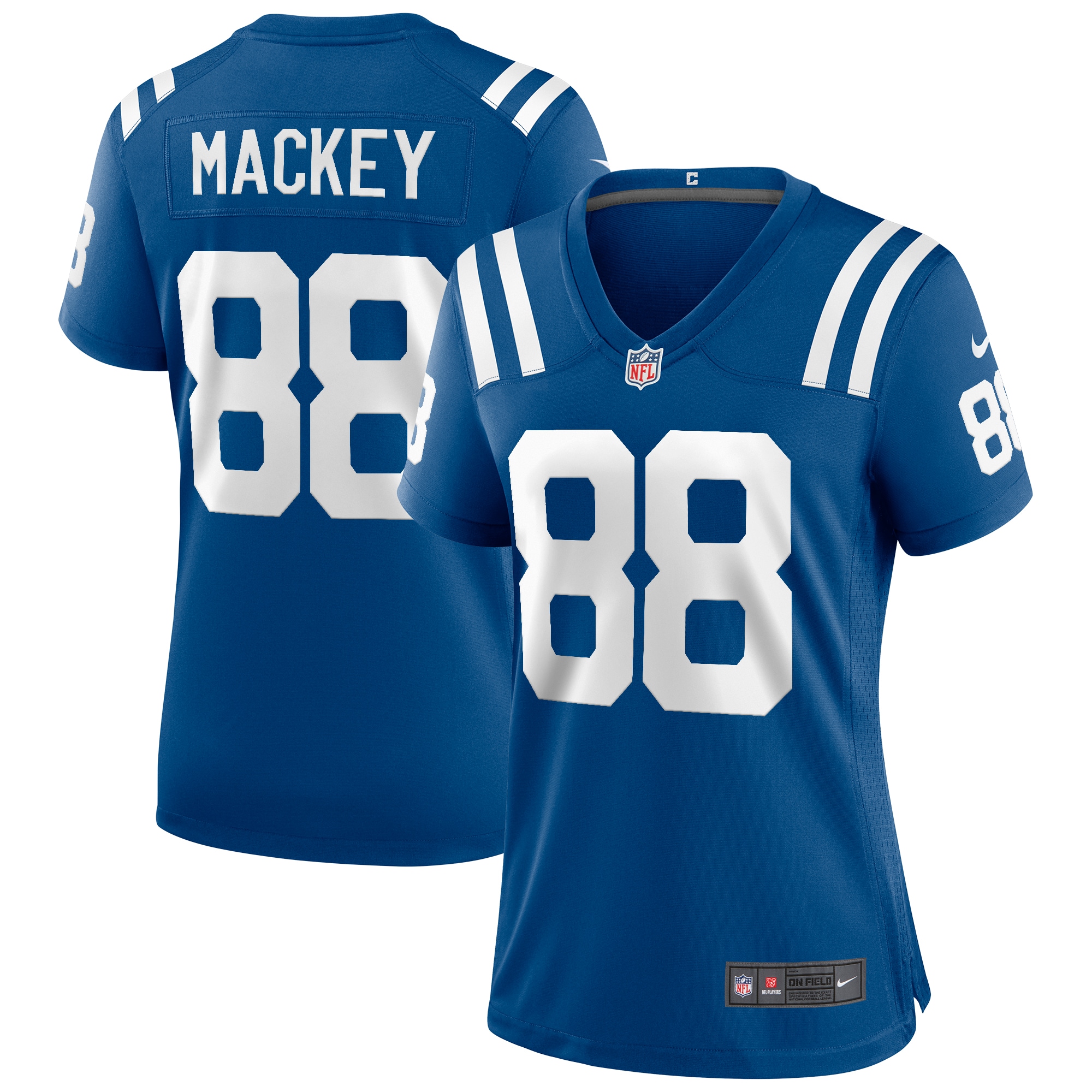 Women's Indianapolis Colts John Mackey Royal Game Retired Player Jersey JS3503 nicesnker