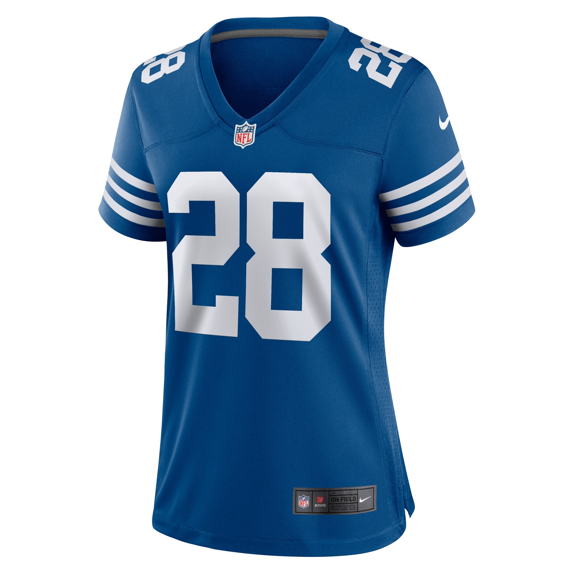 Women's Indianapolis Colts Jonathan Taylor Royal Game Player Jersey JS2124 nicesnker - Image 2