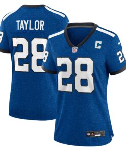 Women's Indianapolis Colts Jonathan Taylor Royal Player Jersey JS4911 nicesnker