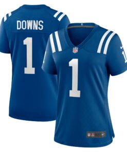 Women's Indianapolis Colts Josh Downs Royal Team Game Jersey JS5152 nicesnker