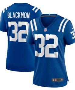 Women's Indianapolis Colts Julian Blackmon Royal Game Jersey JS3296 nicesnker