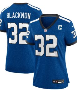 Women's Indianapolis Colts Julian Blackmon Royal Indiana Nights Alternate Game Jersey JS9180 nicesnker