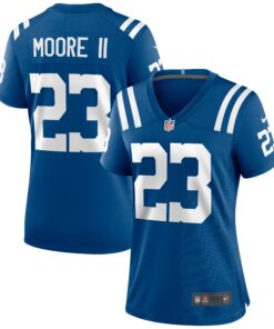 Women's Indianapolis Colts Kenny Moore II Royal Game Jersey JS5907 nicesnker