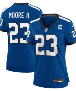 Women's Indianapolis Colts Kenny Moore II Royal Indiana Nights Alternate Game Jersey JS1644 nicesnker