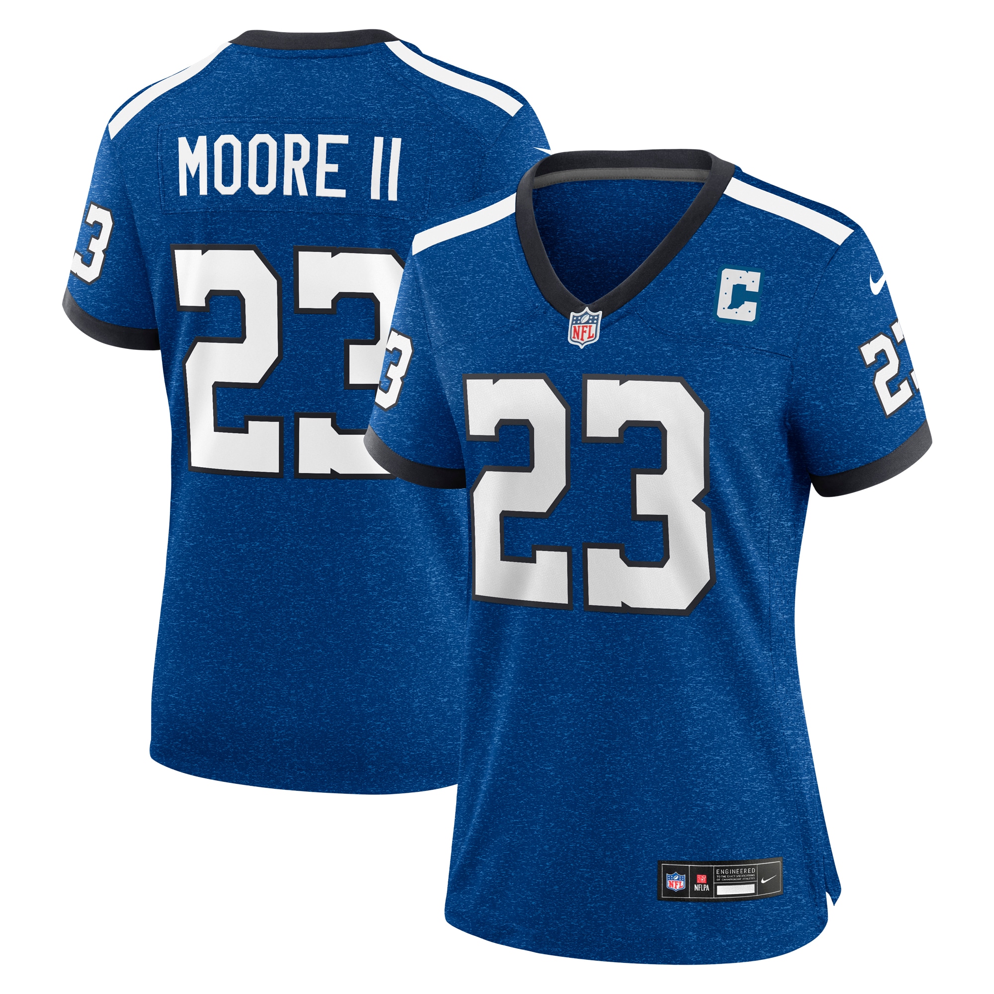 Women's Indianapolis Colts Kenny Moore II Royal Indiana Nights Alternate Game Jersey JS1644 nicesnker