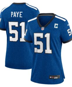 Women's Indianapolis Colts Kwity Paye Royal Indiana Nights Alternate Game Jersey JS4797 nicesnker