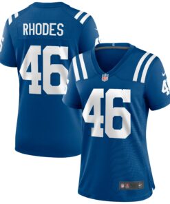 Women's Indianapolis Colts Luke Rhodes Royal Game Jersey JS3953 nicesnker