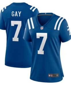 Women's Indianapolis Colts Matt Gay Royal Team Game Jersey JS5725 nicesnker