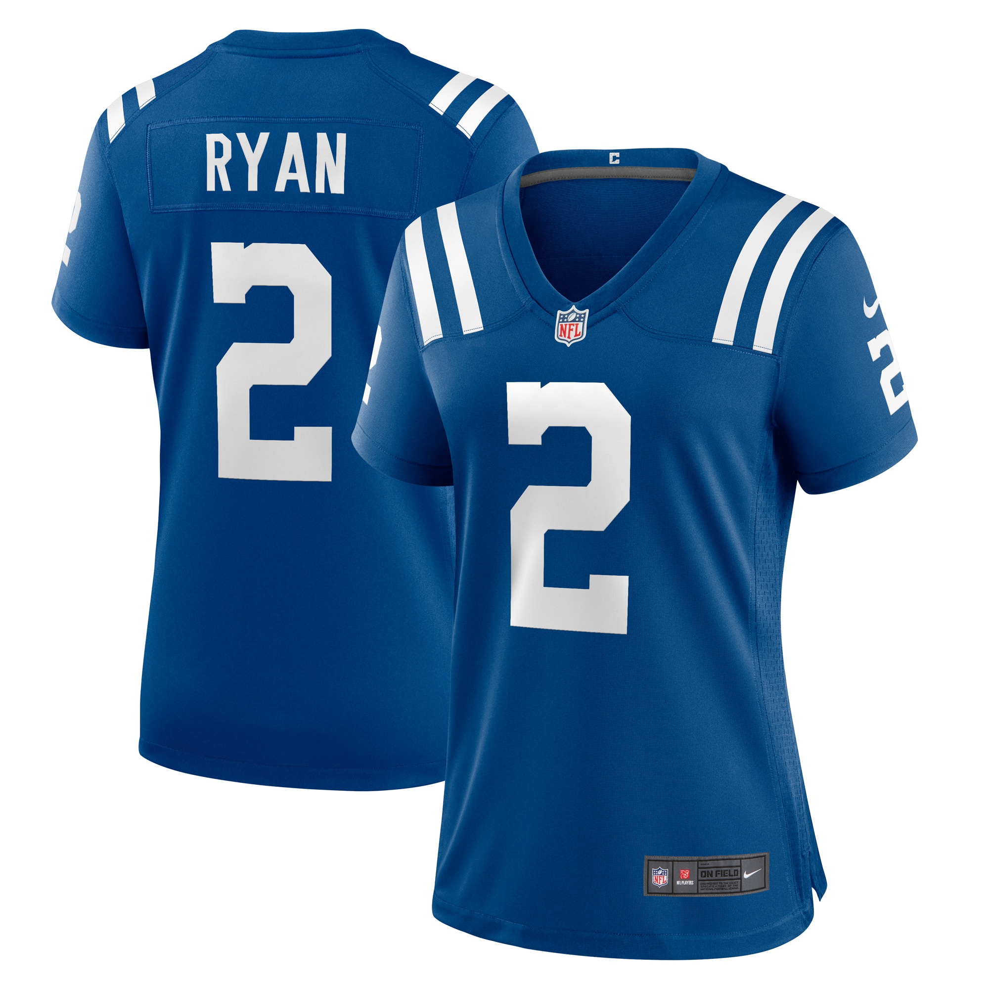 Women's Indianapolis Colts Matt Ryan Royal Player Jersey JS1120 nicesnker