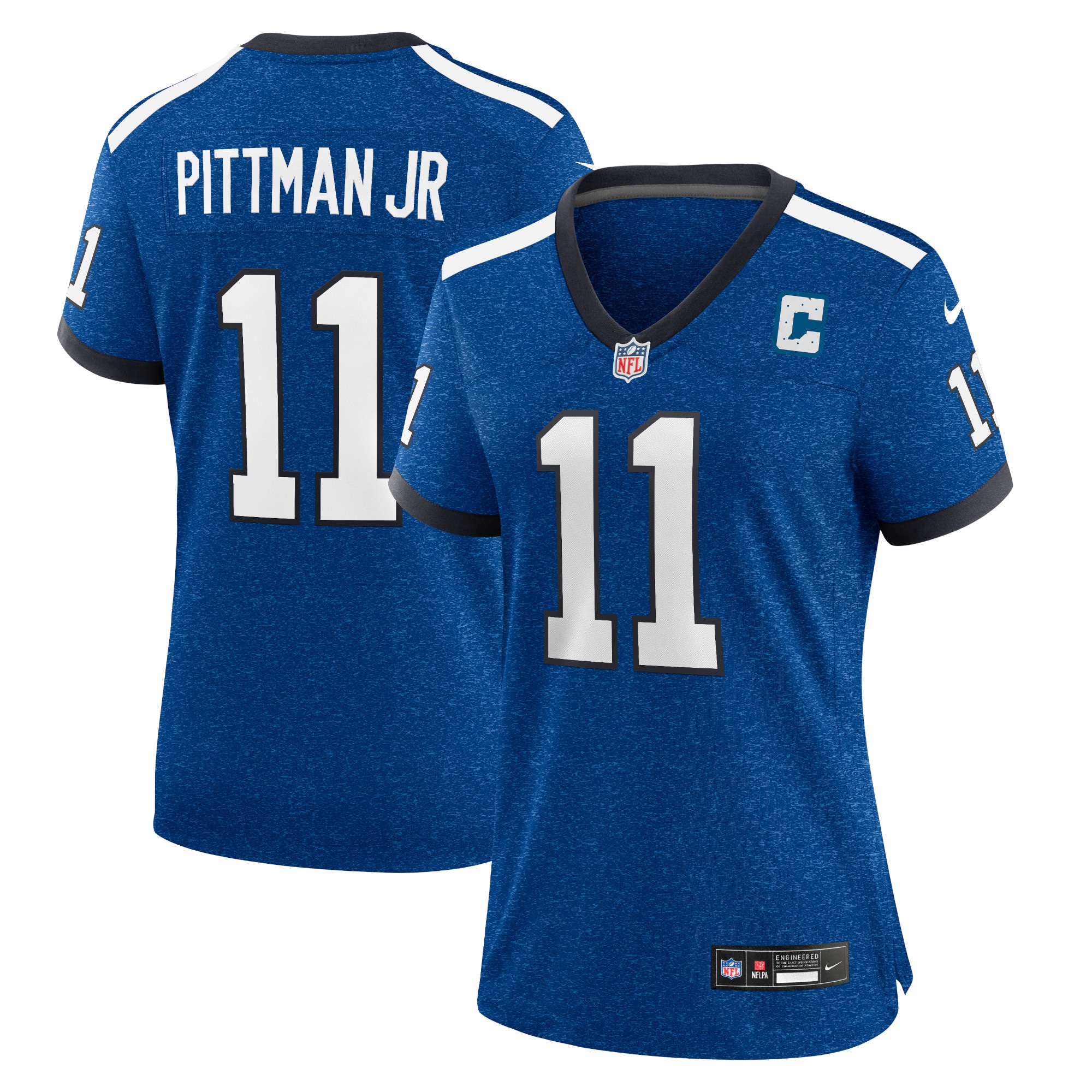 Women's Indianapolis Colts Michael Pittman Jr. Blue Player Jersey JS4755 nicesnker