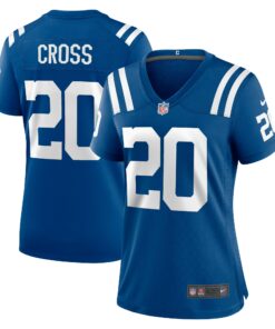 Women's Indianapolis Colts Nick Cross Royal Player Game Jersey JS9290 nicesnker
