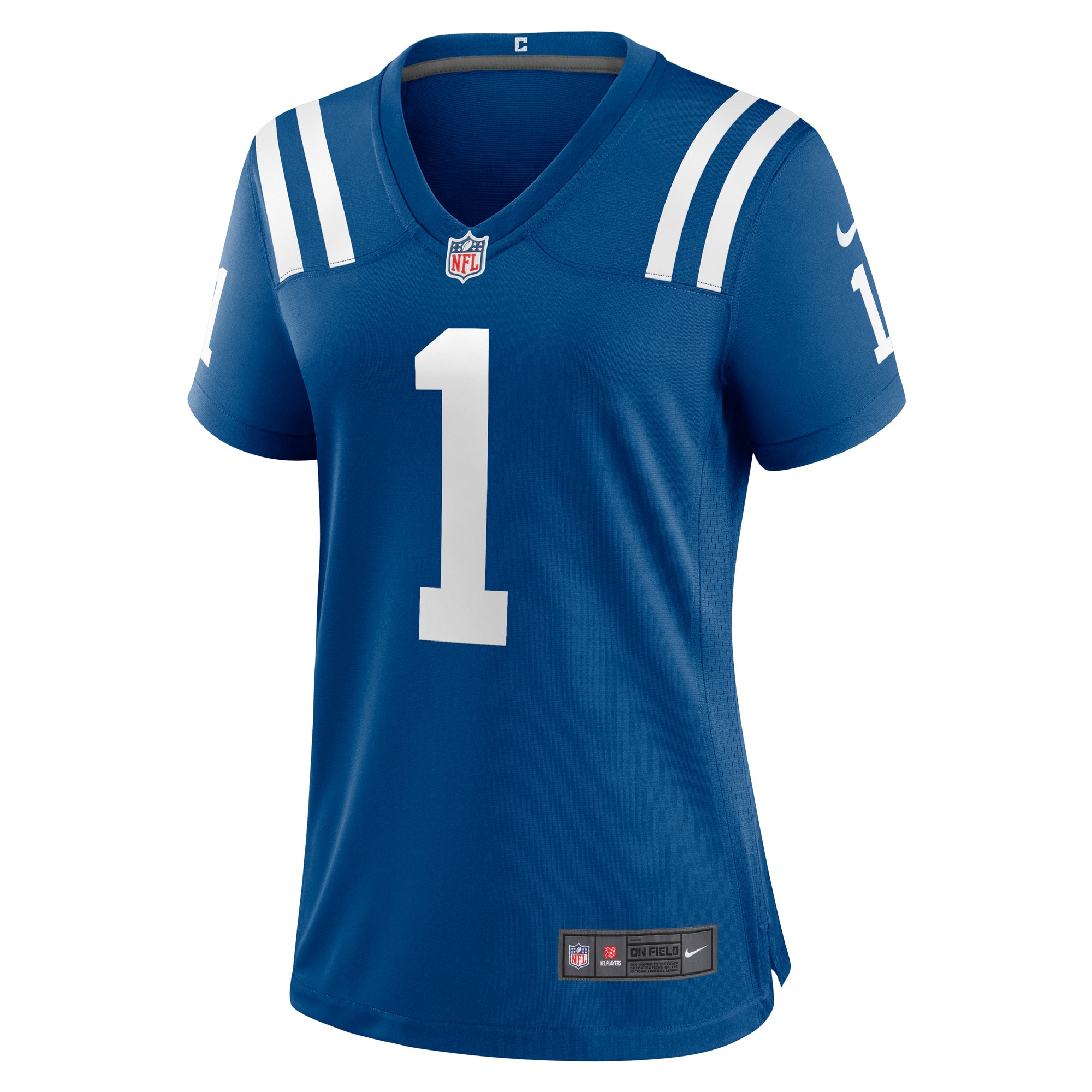 Women's Indianapolis Colts Number 1 Bride Royal Game Jersey JS3525 nicesnker - Image 2