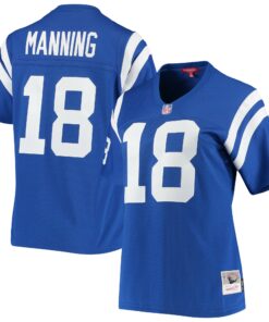 Women's Indianapolis Colts Peyton Manning Mitchell & Ness Royal 1998 Legacy Jersey JS2616 nicesnker
