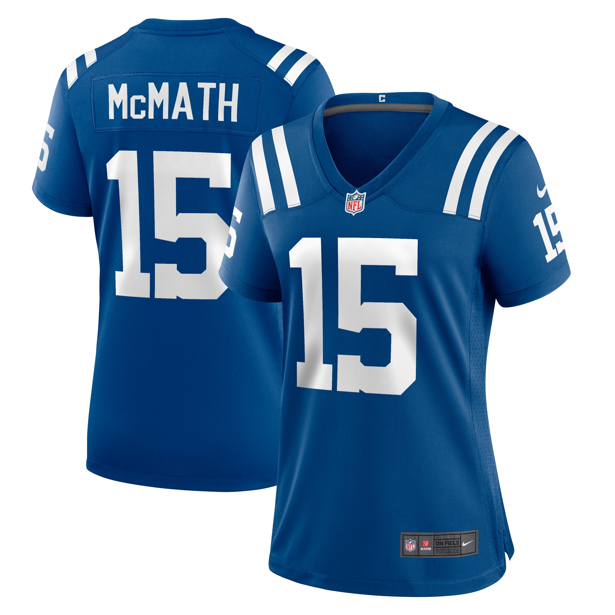 Women's Indianapolis Colts Racey McMath Royal Team Game Jersey JS3723 nicesnker