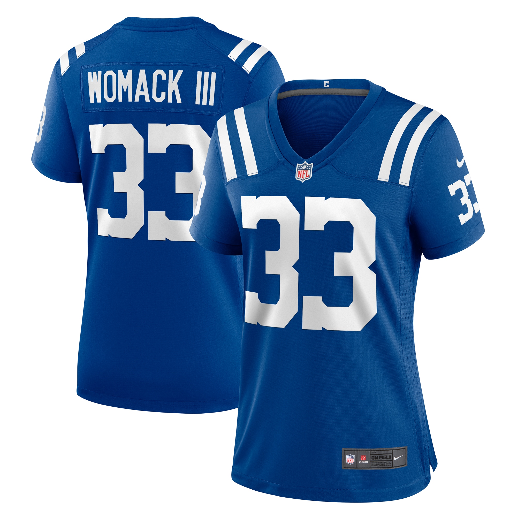 Women's Indianapolis Colts Samuel Womack III Royal Game Jersey JS8899 nicesnker