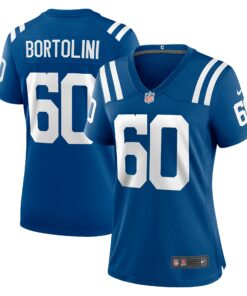Women's Indianapolis Colts Tanor Bortolini Royal Game Jersey JS5563 nicesnker