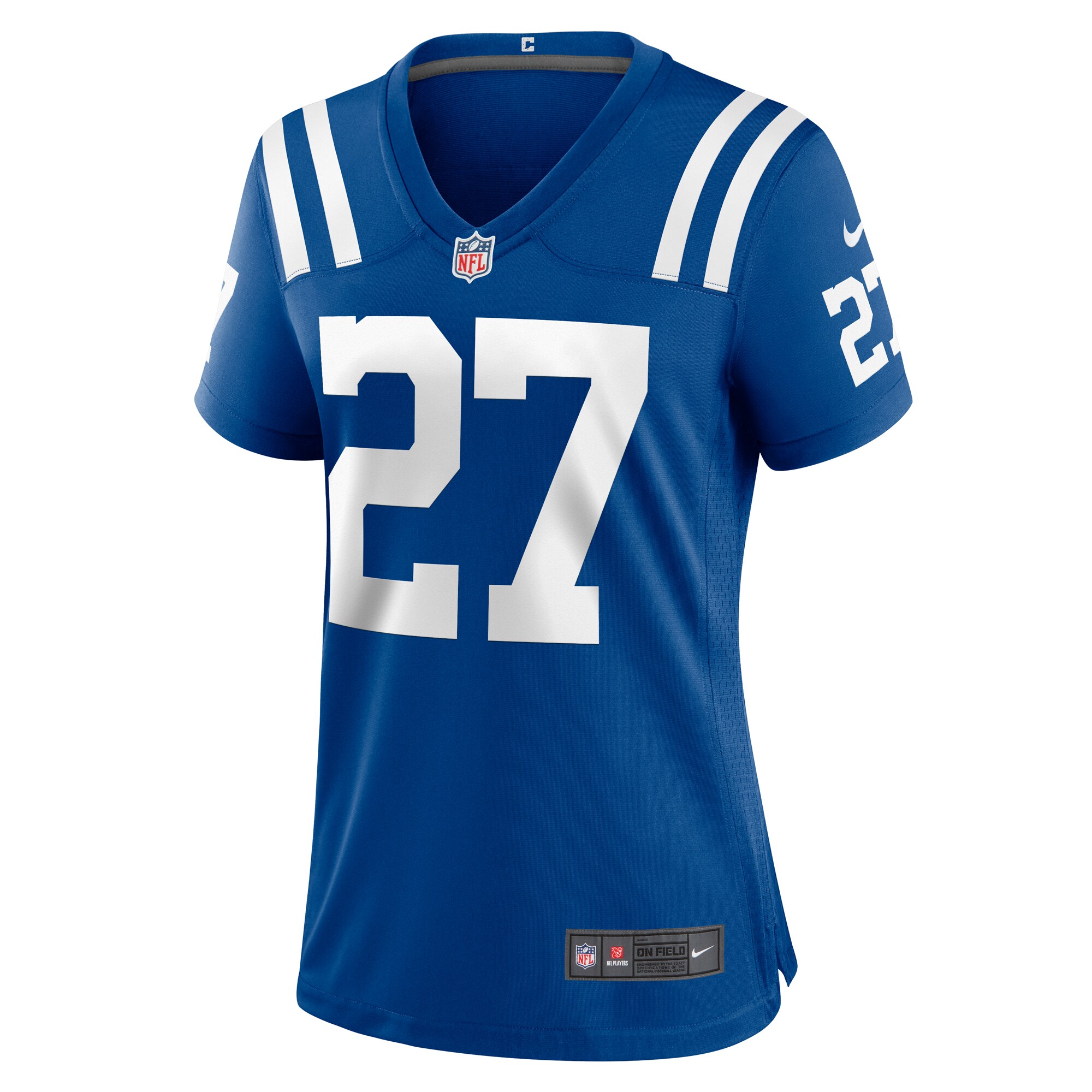 Women's Indianapolis Colts Trey Sermon Royal Team Game Jersey JS2012 nicesnker - Image 2