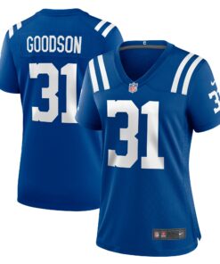 Women's Indianapolis Colts Tyler Goodson Royal Game Jersey JS2736 nicesnker