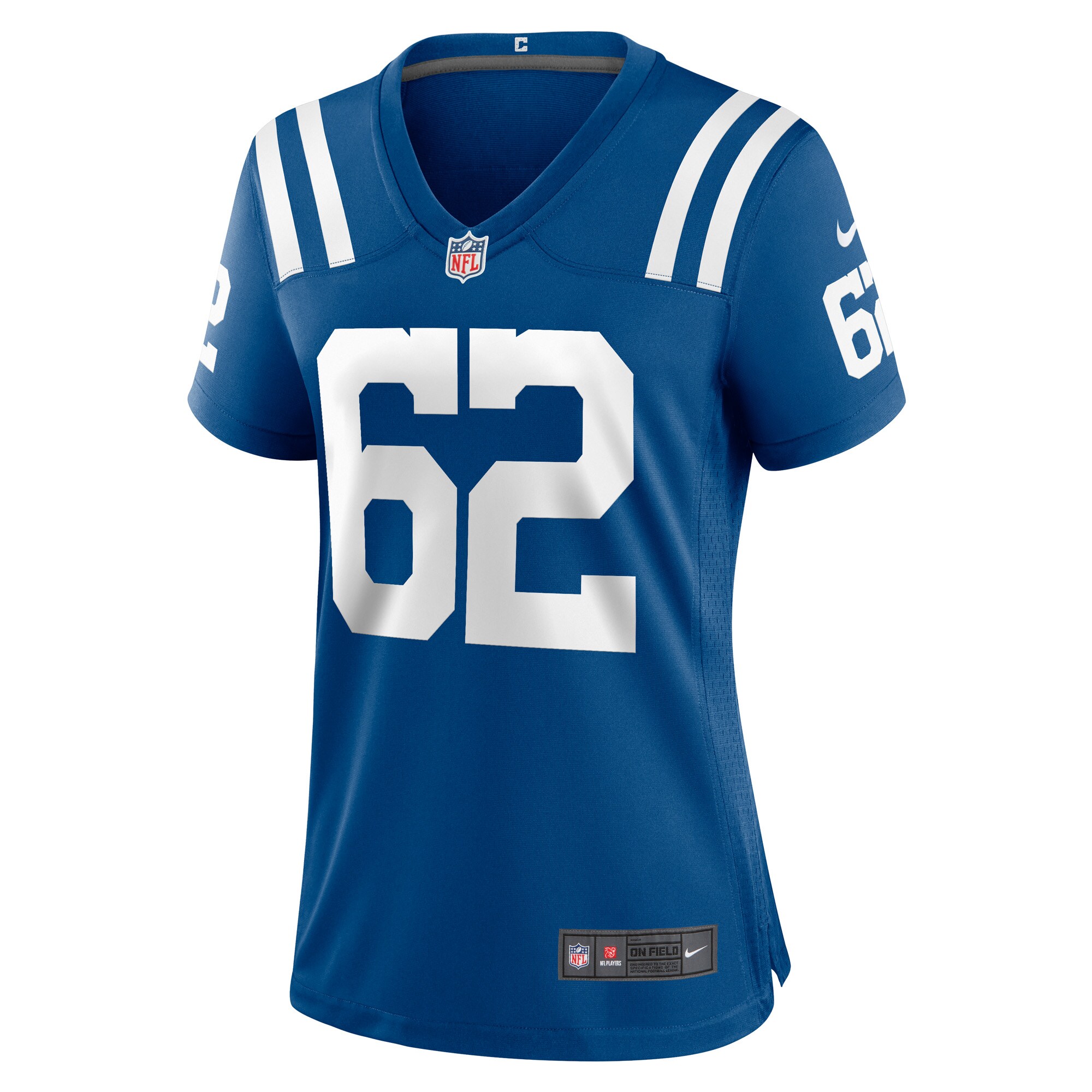 Women's Indianapolis Colts Wesley French Royal Game Player Jersey JS2514 nicesnker - Image 2
